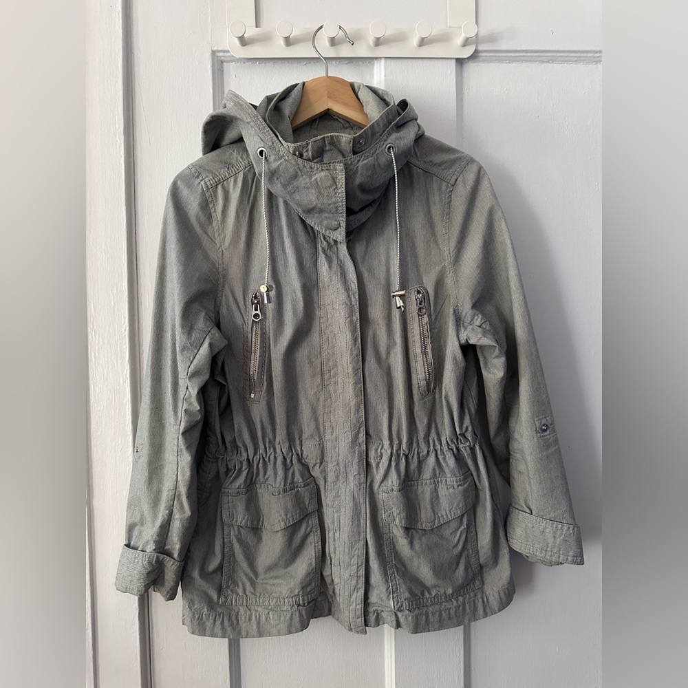 Light Blue Cargo Jacket